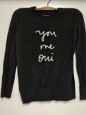 Banana Republic Black Crewneck Sweater